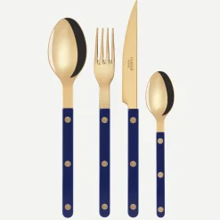Bistrot Gold Uni, Bleu marine*Sabre Paris Clearance