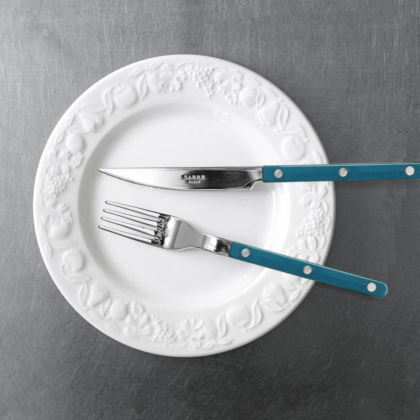 Bistrot Uni, Bleu canard*Sabre Paris Outlet