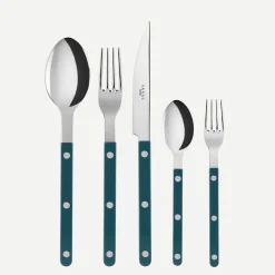 Bistrot Uni, Bleu canard*Sabre Paris Discount