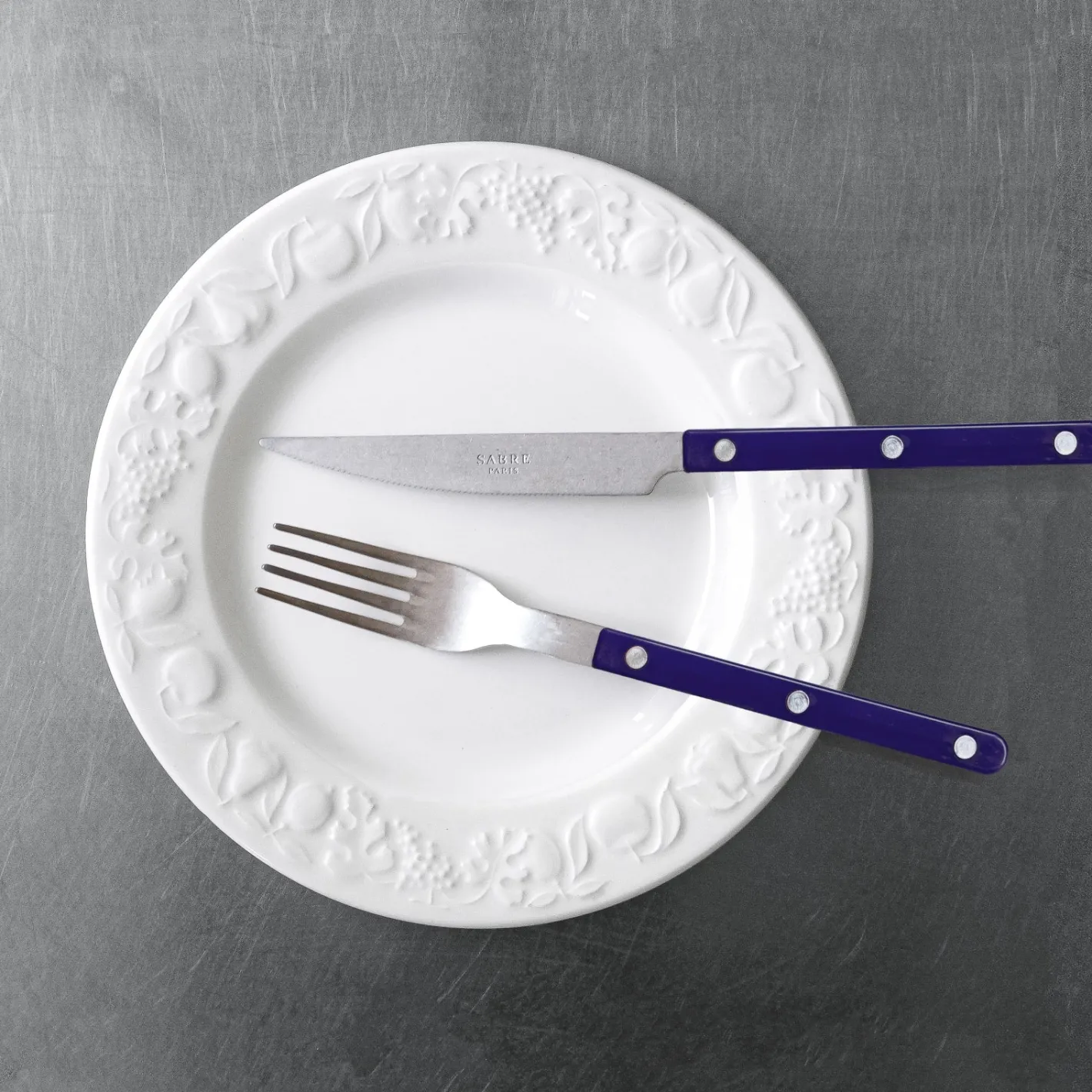 Bistrot Vintage Uni, Bleu marine*Sabre Paris Best