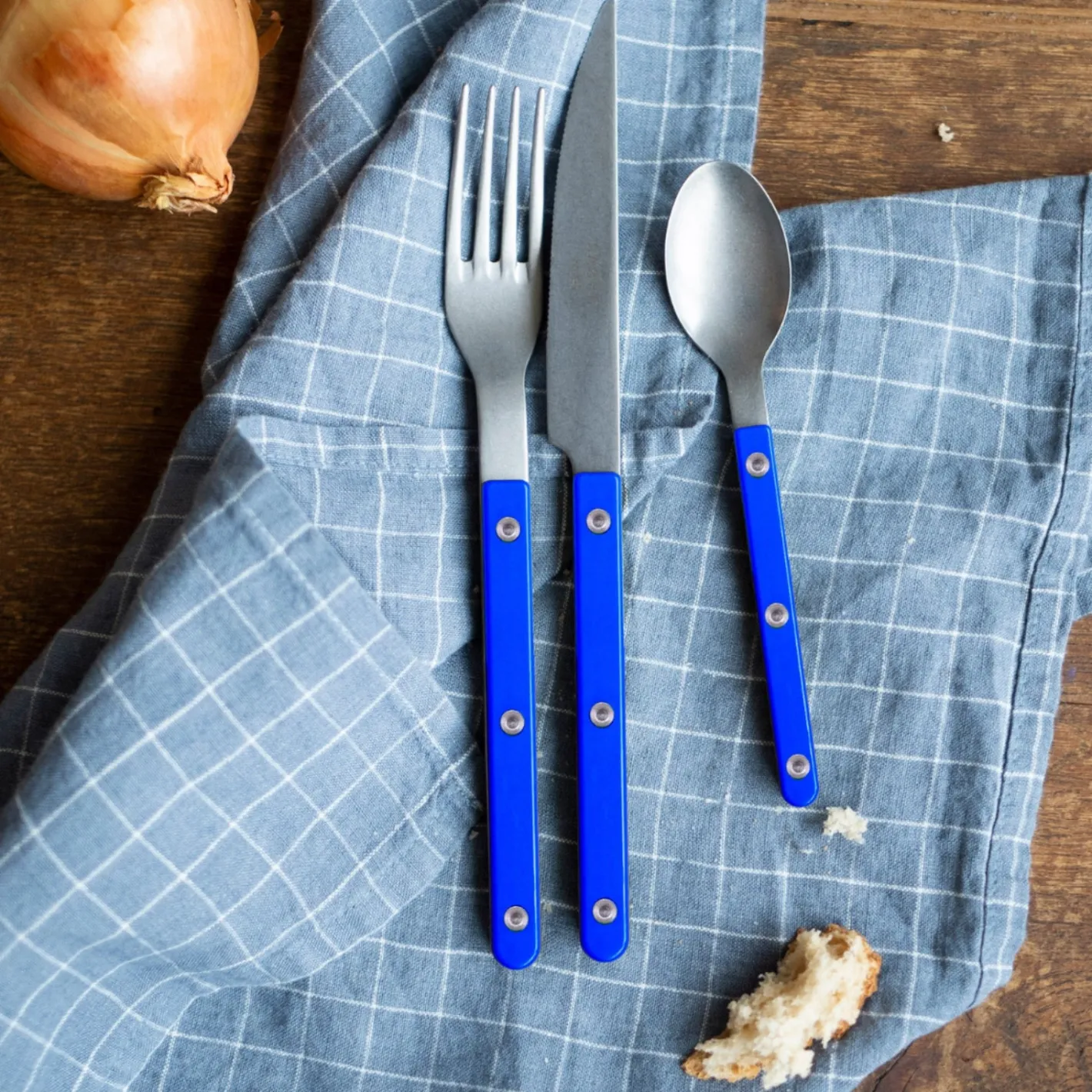 Bistrot Vintage Uni, Bleu outremer*Sabre Paris Discount