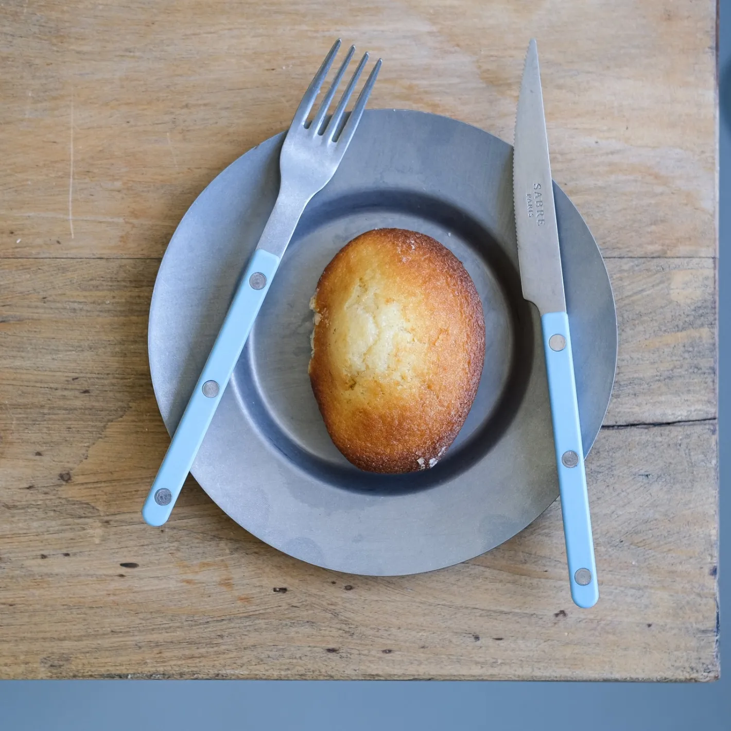 Bistrot Vintage Uni, Bleu pastel*Sabre Paris Online