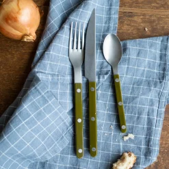Bistrot Vintage Uni, Vert fougère*Sabre Paris Sale