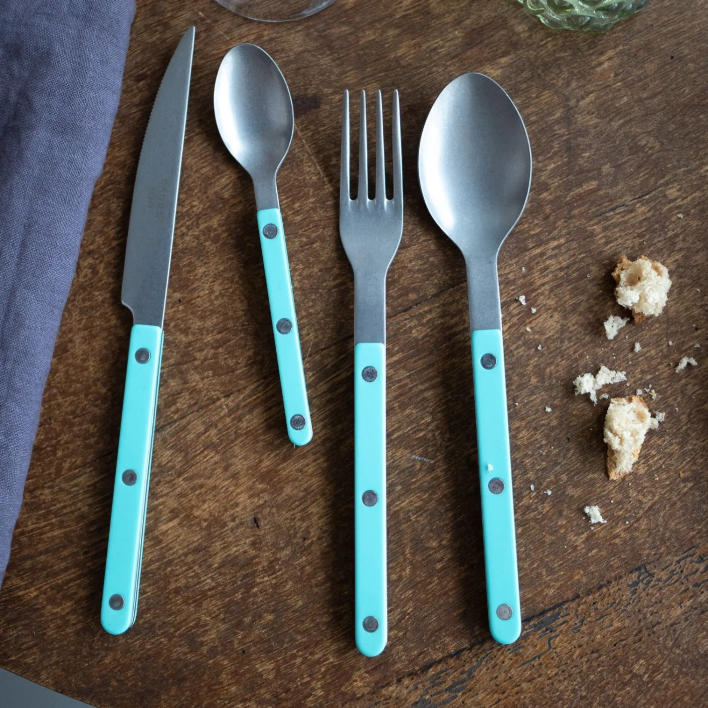 Bistrot Vintage Uni, Vert pastel*Sabre Paris Shop